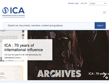Tablet Screenshot of ica.org