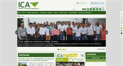 Desktop Screenshot of ica.gov.co
